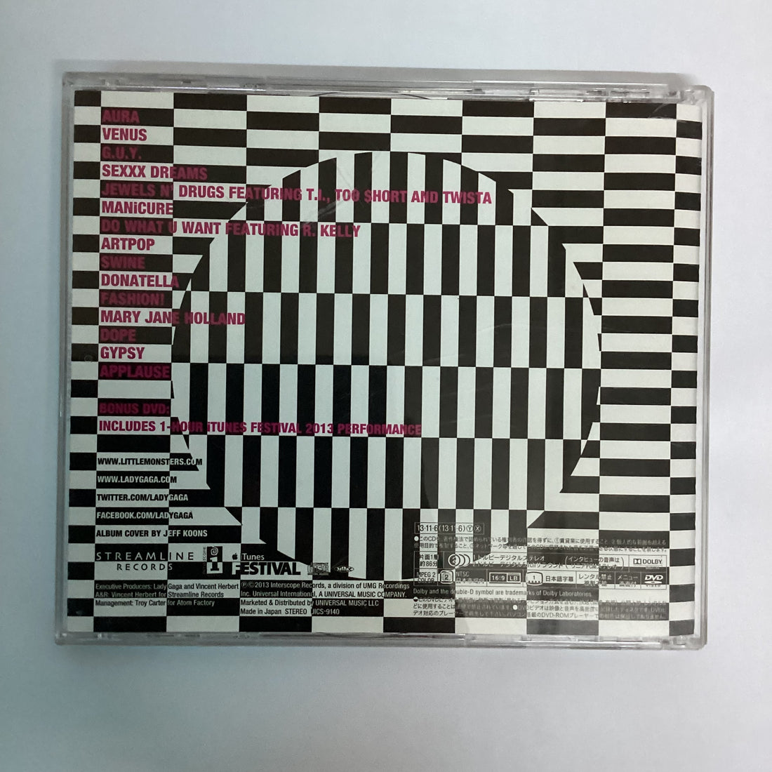 ซีดี Lady Gaga = Lady Gaga - Artpop = アートポップ CD VG+ 1CD 1DVD
