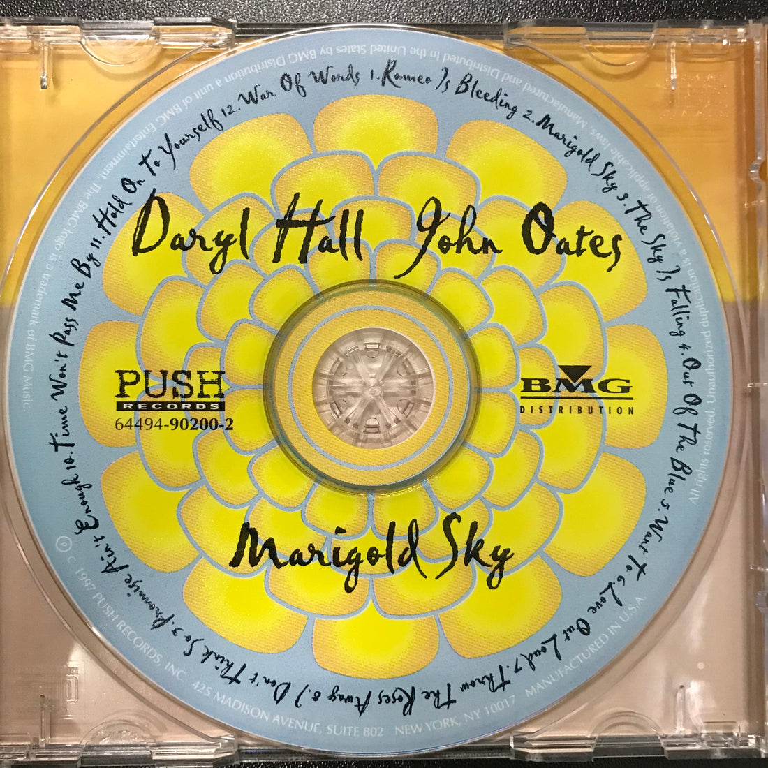 ซีดี Daryl Hall & John Oates - Marigold Sky CD VG+