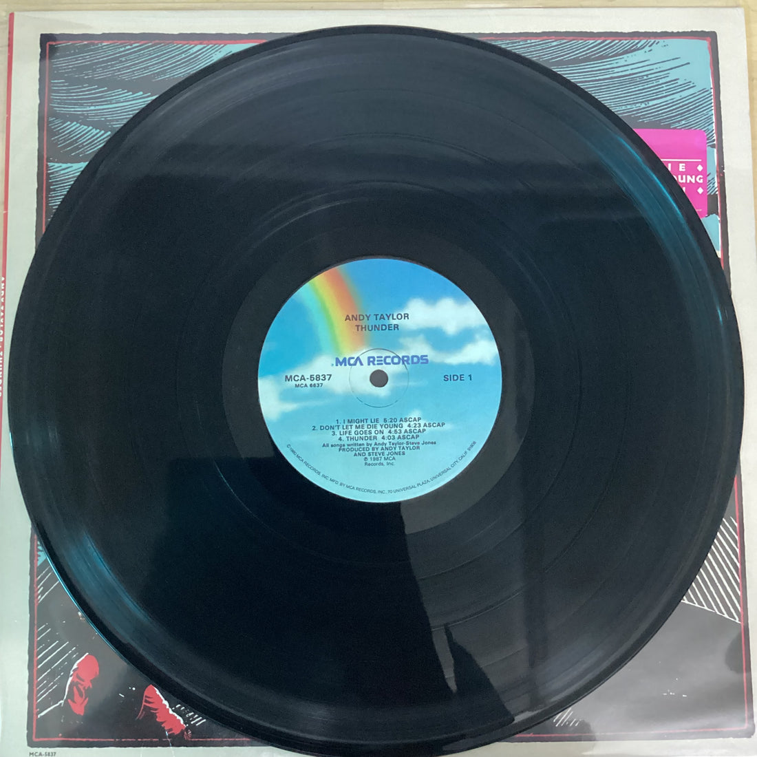 แผ่นเสียง Andy Taylor - Thunder Vinyl VG+