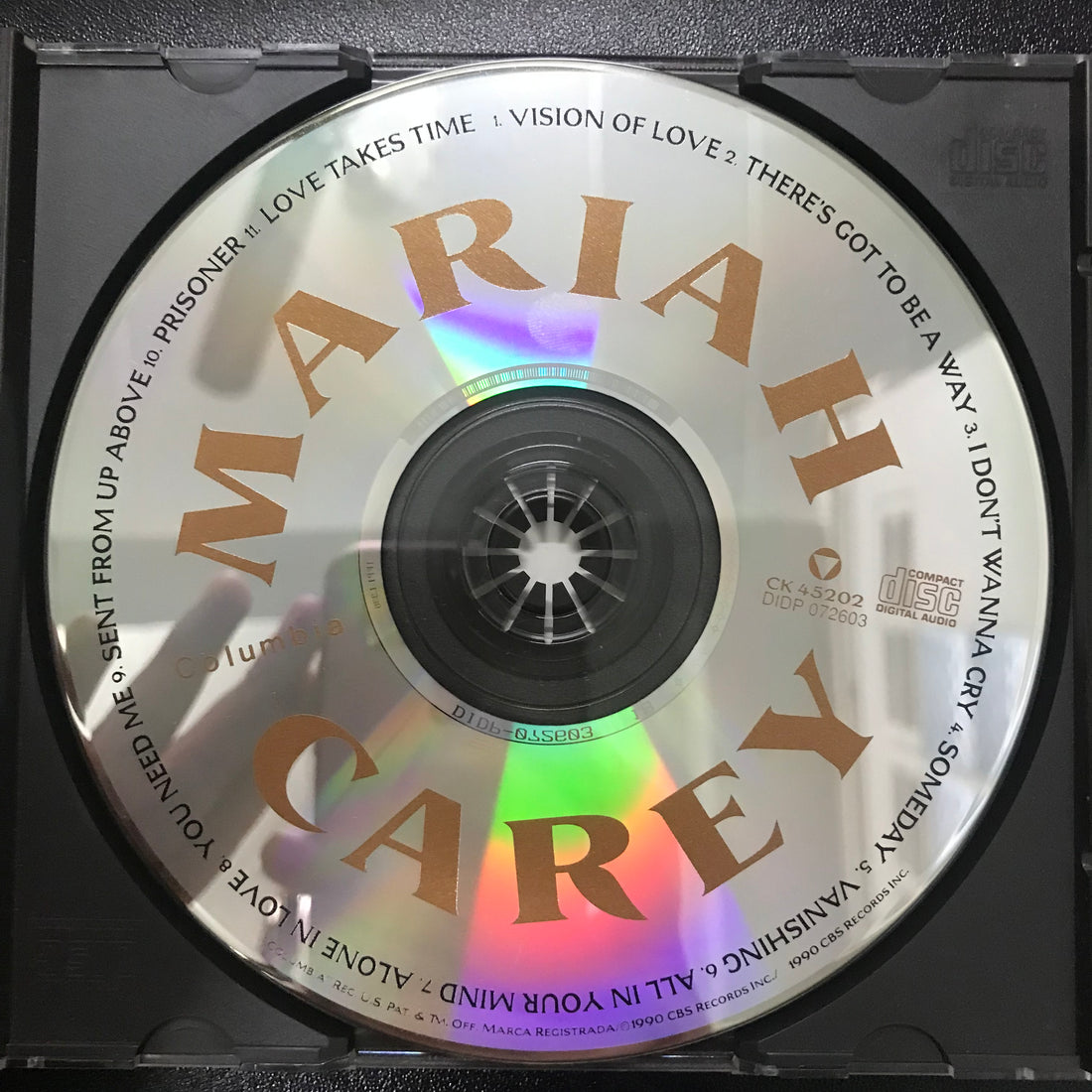 ซีดี Mariah Carey - Mariah Carey CD VG+