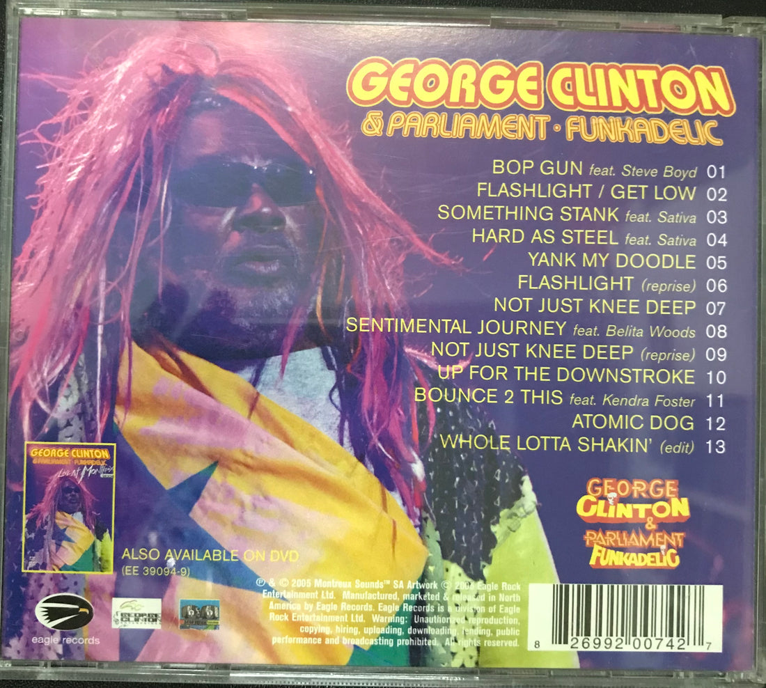ซีดี George Clinton / Parliament / Funkadelic - Live At Montreux 2004 CD VG+
