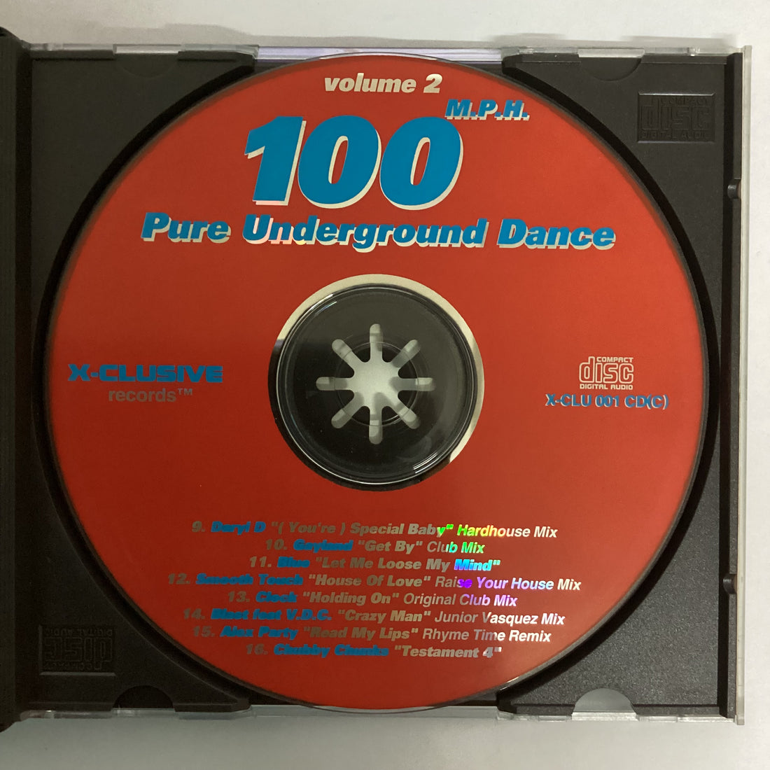 ซีดี Various - 100 M.P.H. Pure Underground Dance Volumes 1 & 2 CD VG+ 2CDs