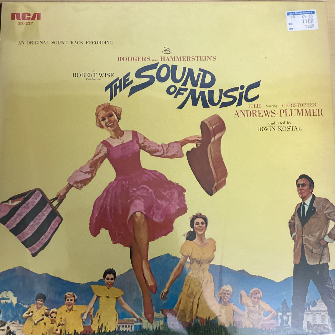 แผ่นเสียง Rodgers & Hammerstein / Julie Andrews, Christopher Plummer, Irwin Kostal - The Sound Of Music An Original Soundtrack Recording Vinyl VG+