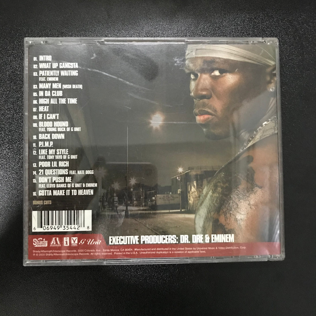 ซีดี 50 Cent - Get Rich Or Die Tryin' CD VG+