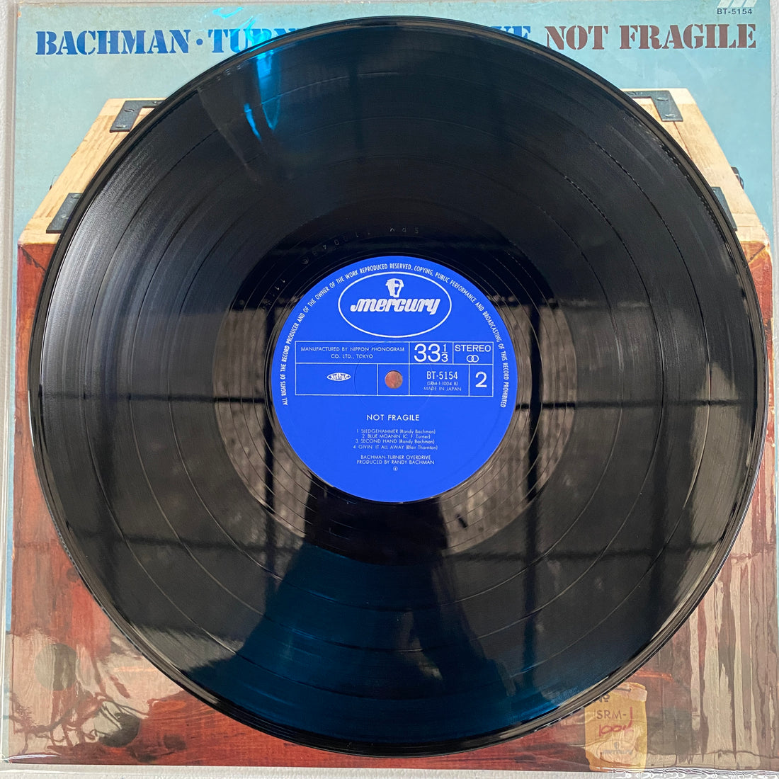 แผ่นเสียง Bachman-Turner Overdrive - Not Fragile Vinyl VG+