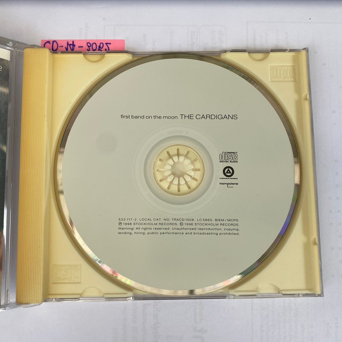 ซีดี The Cardigans - First Band On The Moon CD NM or M-