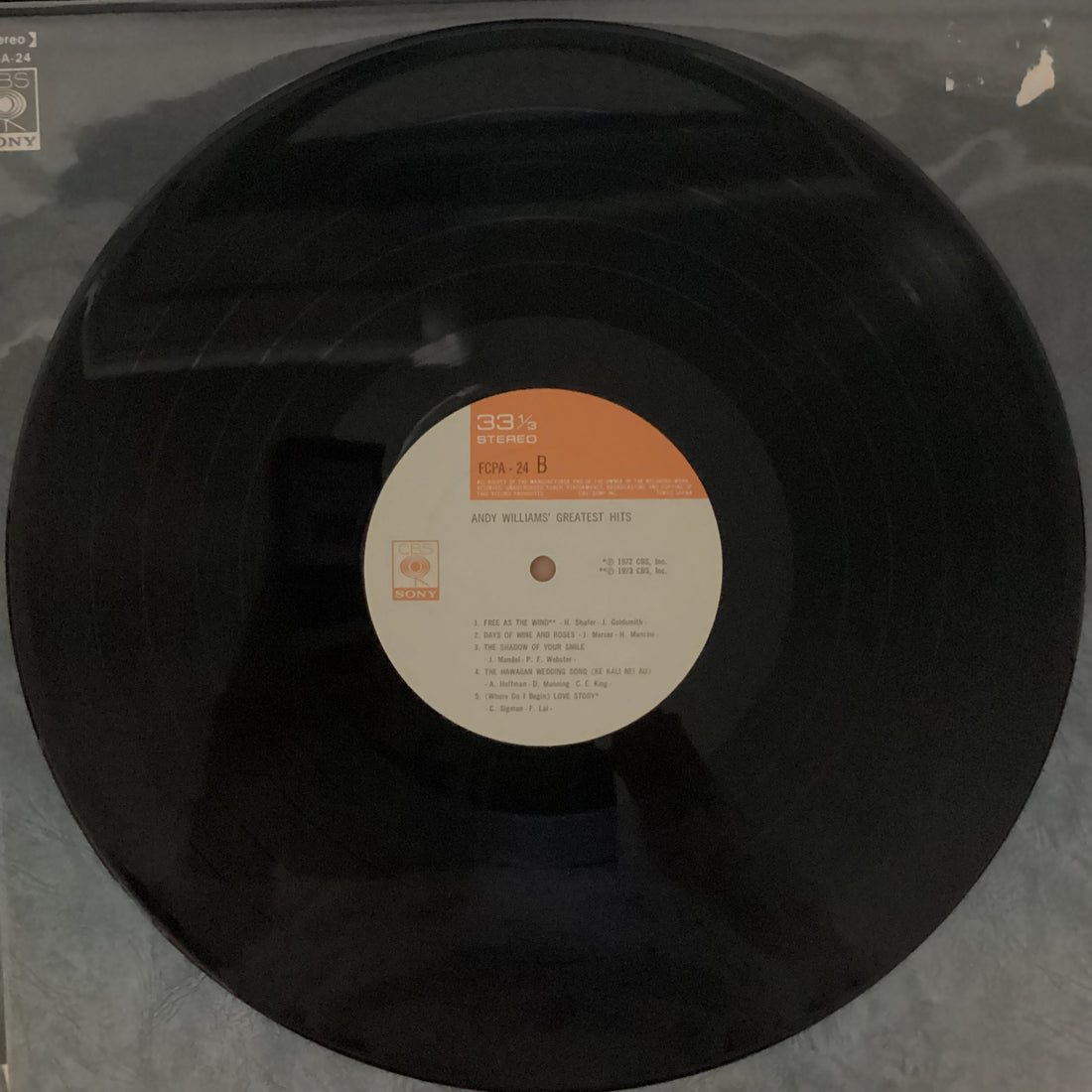 แผ่นเสียง Andy Williams - Andy Williams' Greatest Hits Vinyl VG+