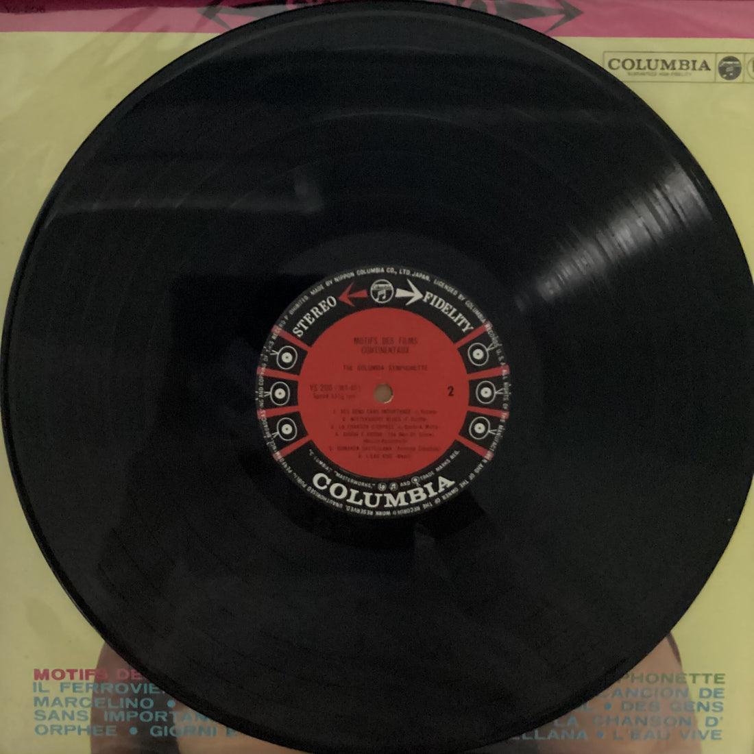 The Columbia Symphonette - Motifs Des Films Continentaux Vinyl VG+