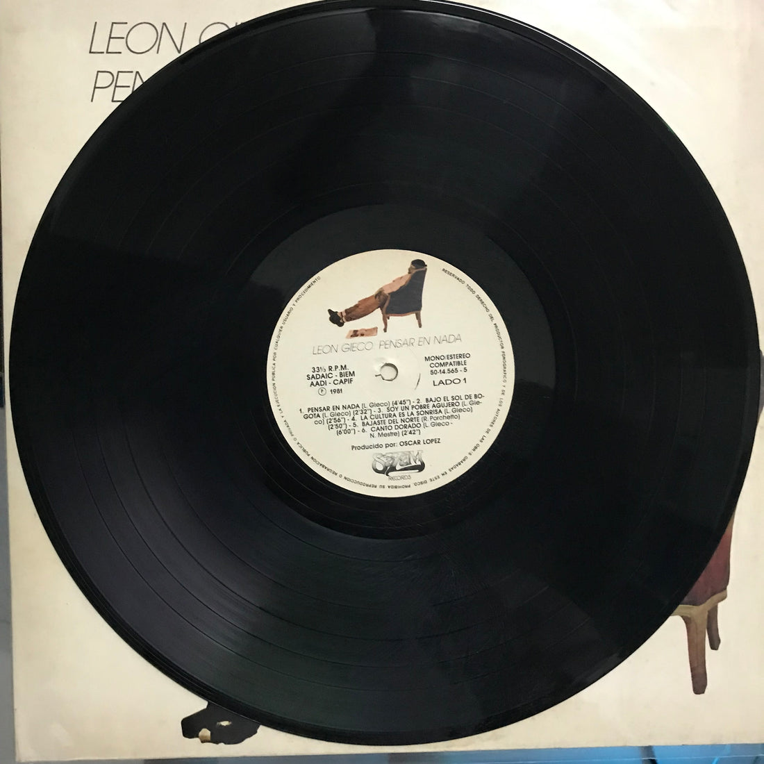 แผ่นเสียง León Gieco - Pensar En Nada Vinyl VG+
