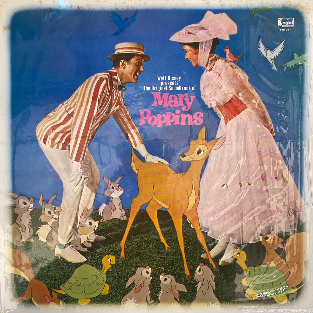 แผ่นเสียง Various - Walt Disney's Mary Poppins The Original Soundtrack Of Vinyl VG+