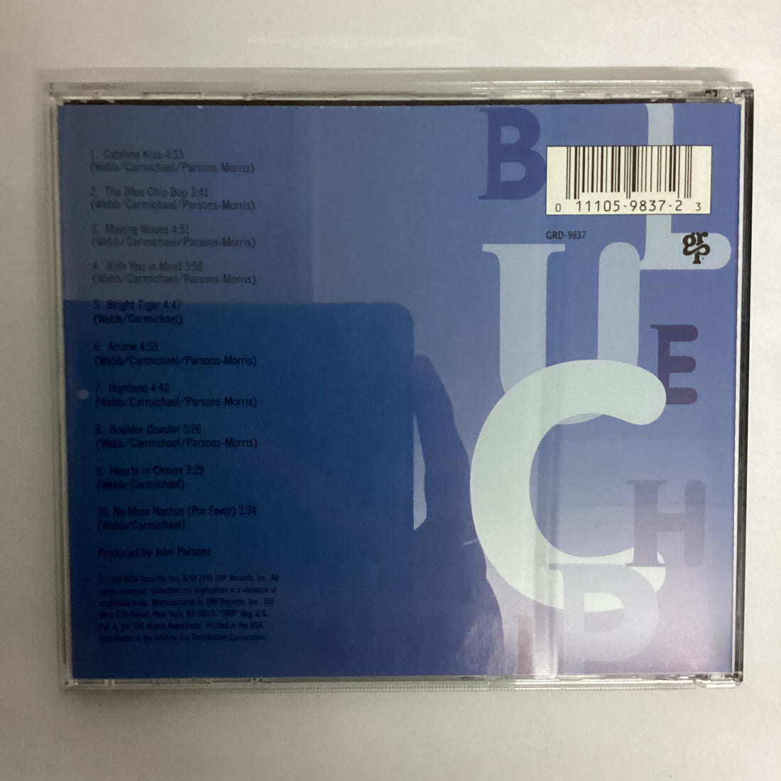 ซีดี Acoustic Alchemy - Blue Chip CD NM or M-