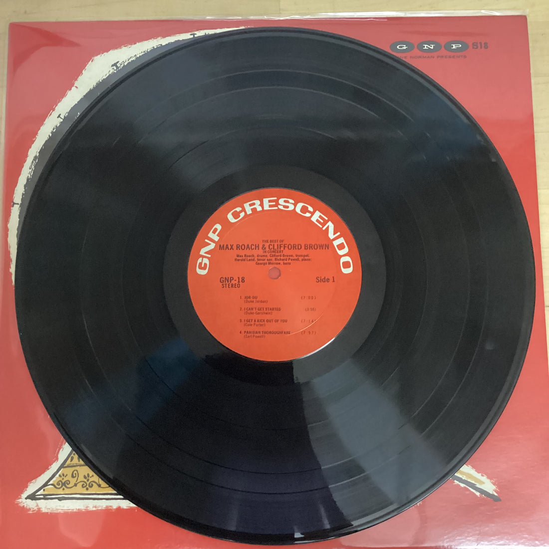 แผ่นเสียง Clifford Brown And Max Roach - The Best Of Max Roach And Clifford Brown In Concert Vinyl VG+