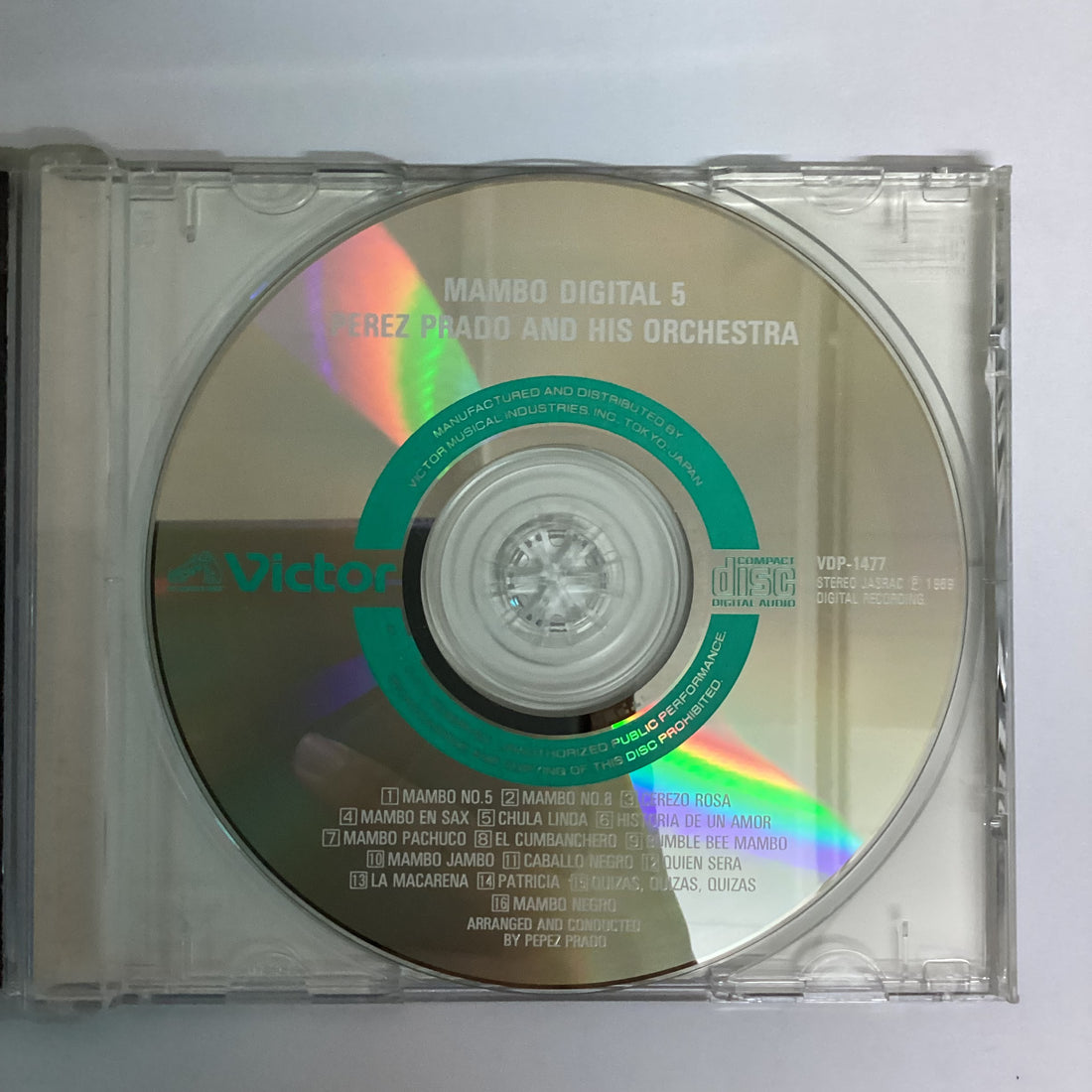 ซีดี Perez Prado And His Orchestra - Mambo Digital 5 CD VG+