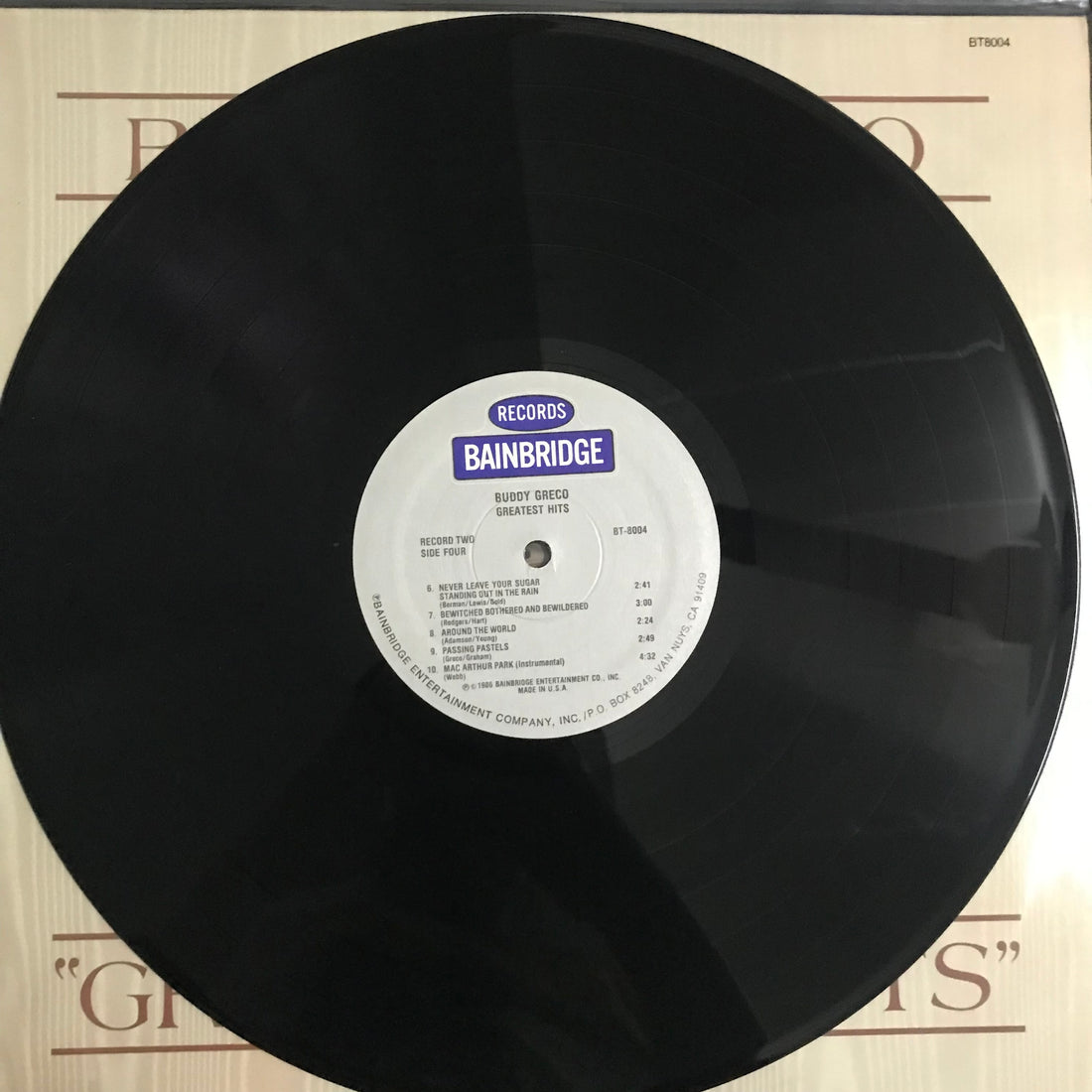 แผ่นเสียง Buddy Greco - Greatest Hits Vinyl VG+