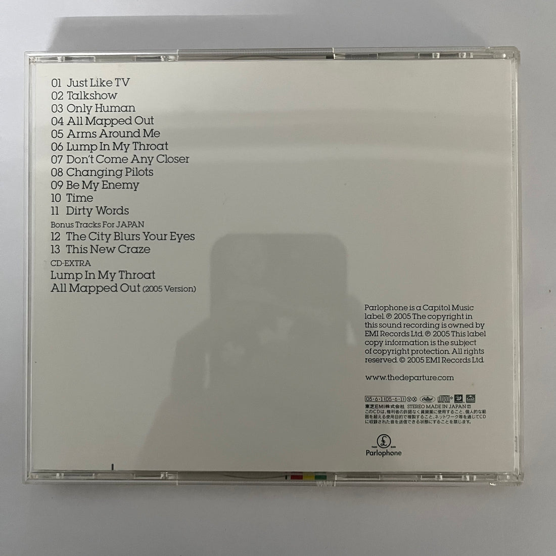 ซีดี The Departure - Dirty Words CD VG+