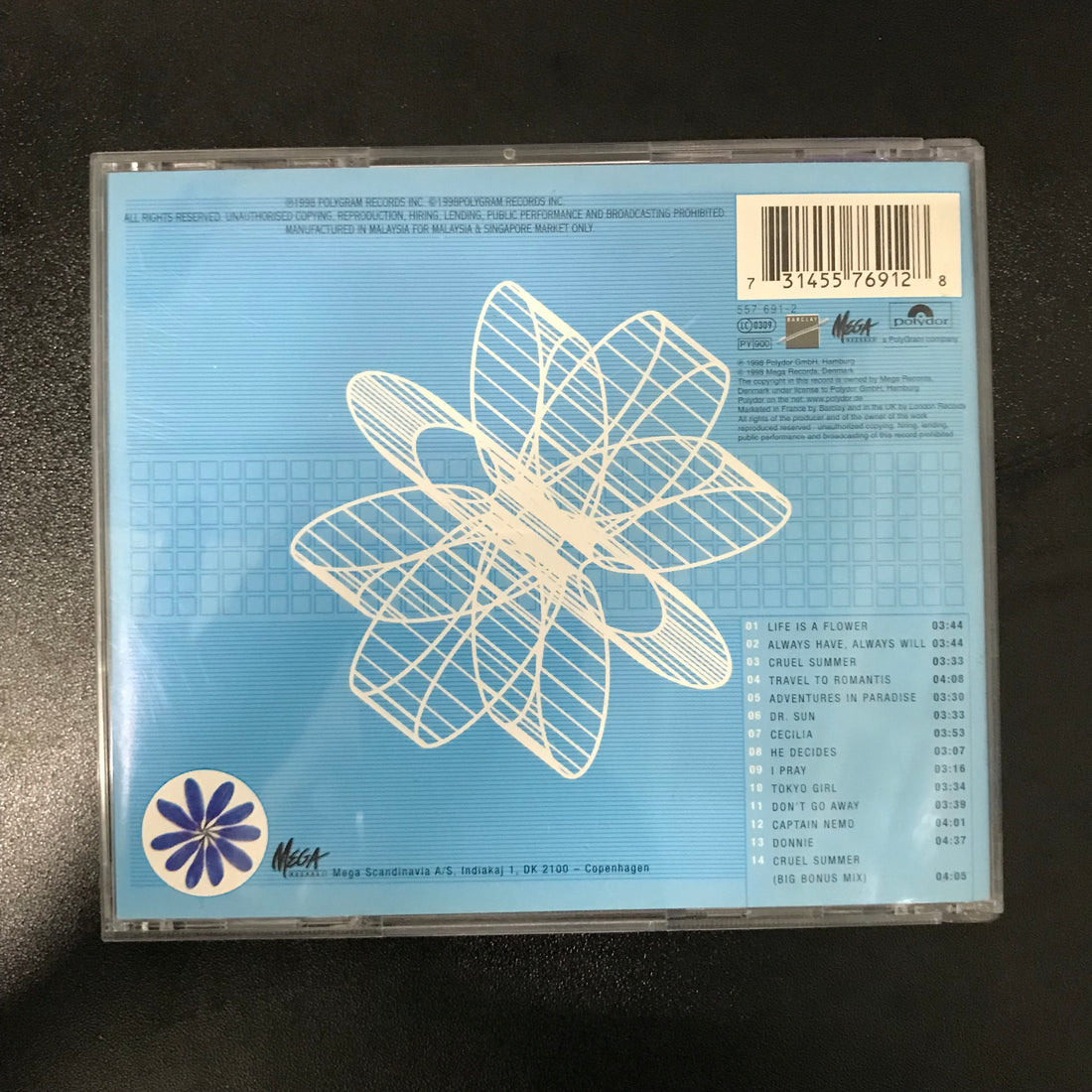 ซีดี Ace Of Base - Flowers CD VG+