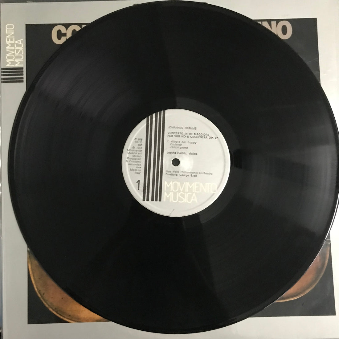 แผ่นเสียง Johannes Brahms / Jascha Heifetz / New York Philharmonic / George Szell - Concerto Per Violino Vinyl VG+