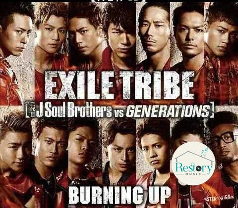 ซีดี J Soul Brothers Vs Generations - Exile Tribe - Burning Up CD VG+