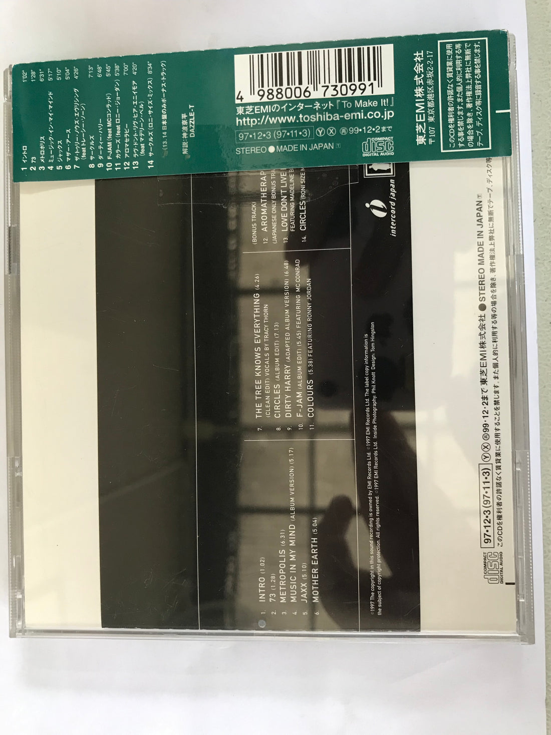 ซีดี Adam F - Colours CD VG+