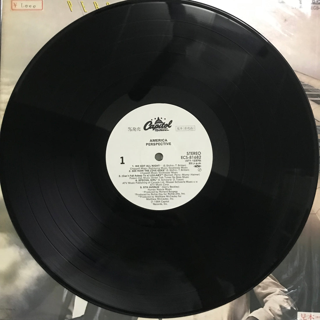 แผ่นเสียง America - Perspective Vinyl VG+