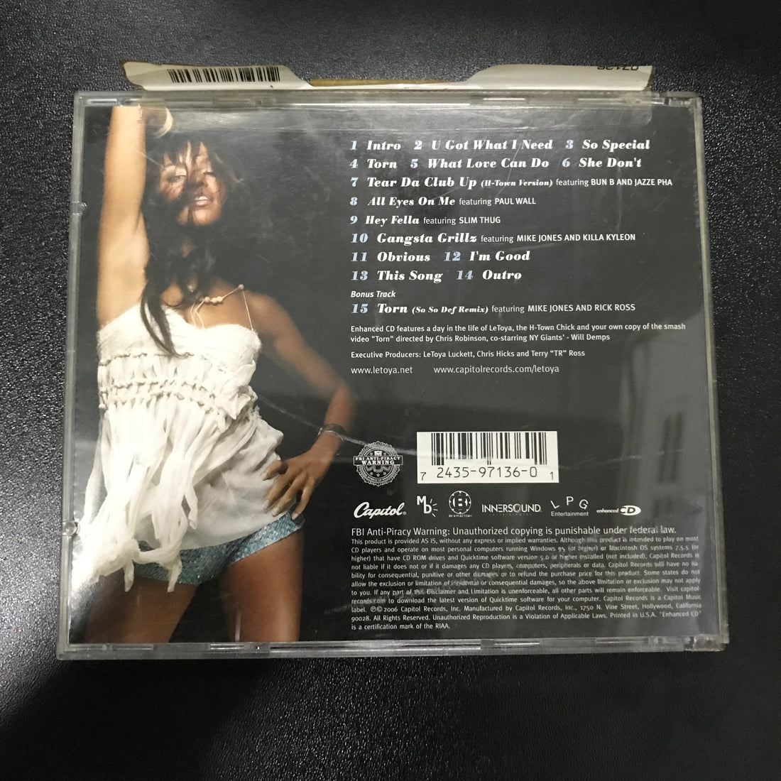 ซีดี LeToya - LeToya CD VG+