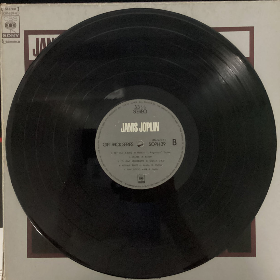 แผ่นเสียง Janis Joplin - Janis Joplin Vinyl VG+ 2LPs