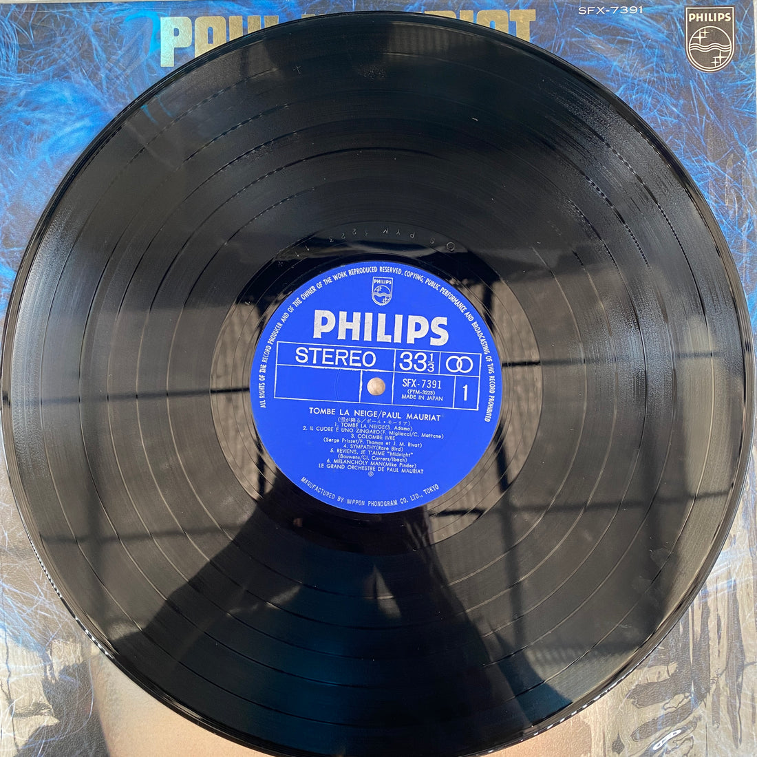 แผ่นเสียง Paul Mauriat - Tombe La Neige Vinyl VG+