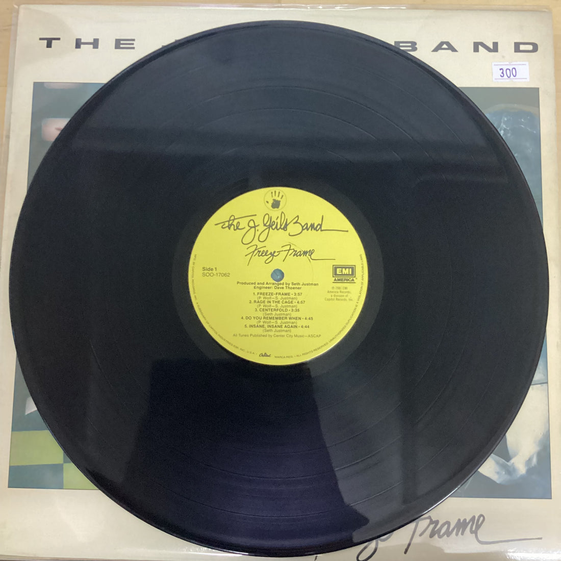 แผ่นเสียง The J. Geils Band - Freeze-Frame Vinyl VG+