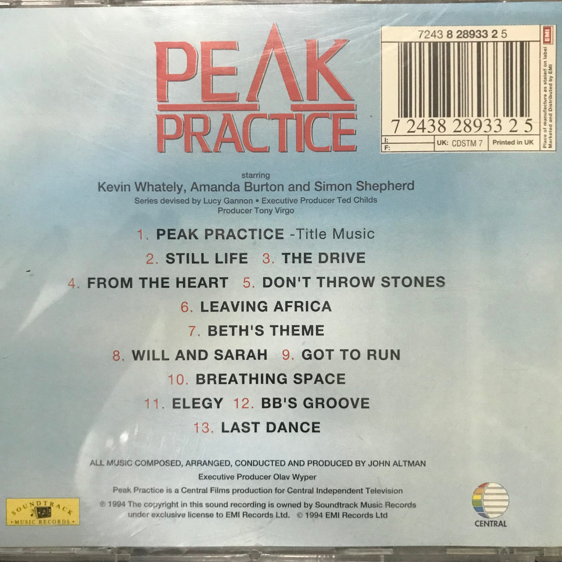 ซีดี John Altman - Peak Practice CD VG+