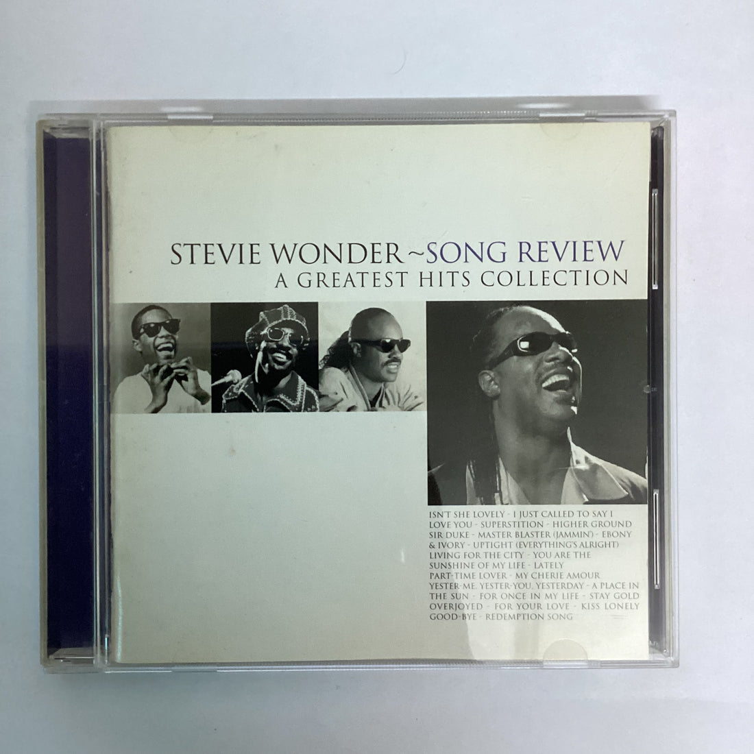 ซีดี Stevie Wonder - Song Review / A Greatest Hits Collection CD VG+