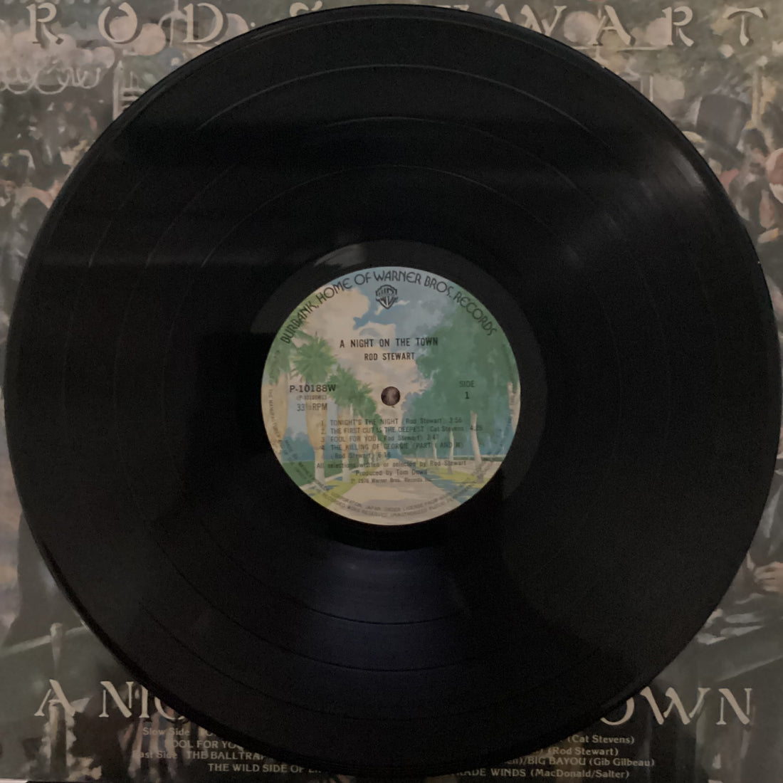 แผ่นเสียง Rod Stewart - A Night On The Town Vinyl VG+