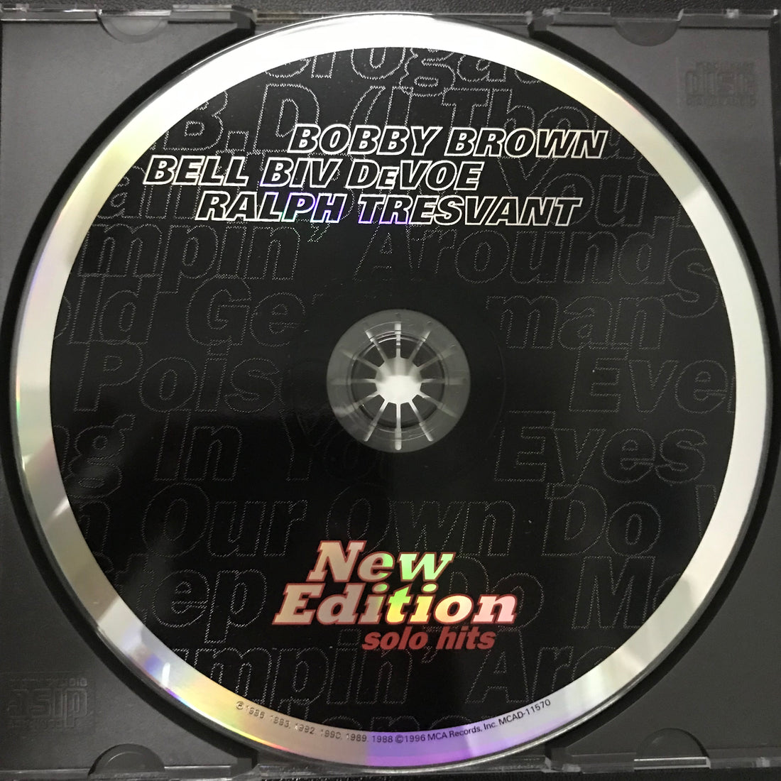 ซีดี Bobby Brown / Bell Biv Devoe / Ralph Tresvant - New Edition Solo Hits CD VG+