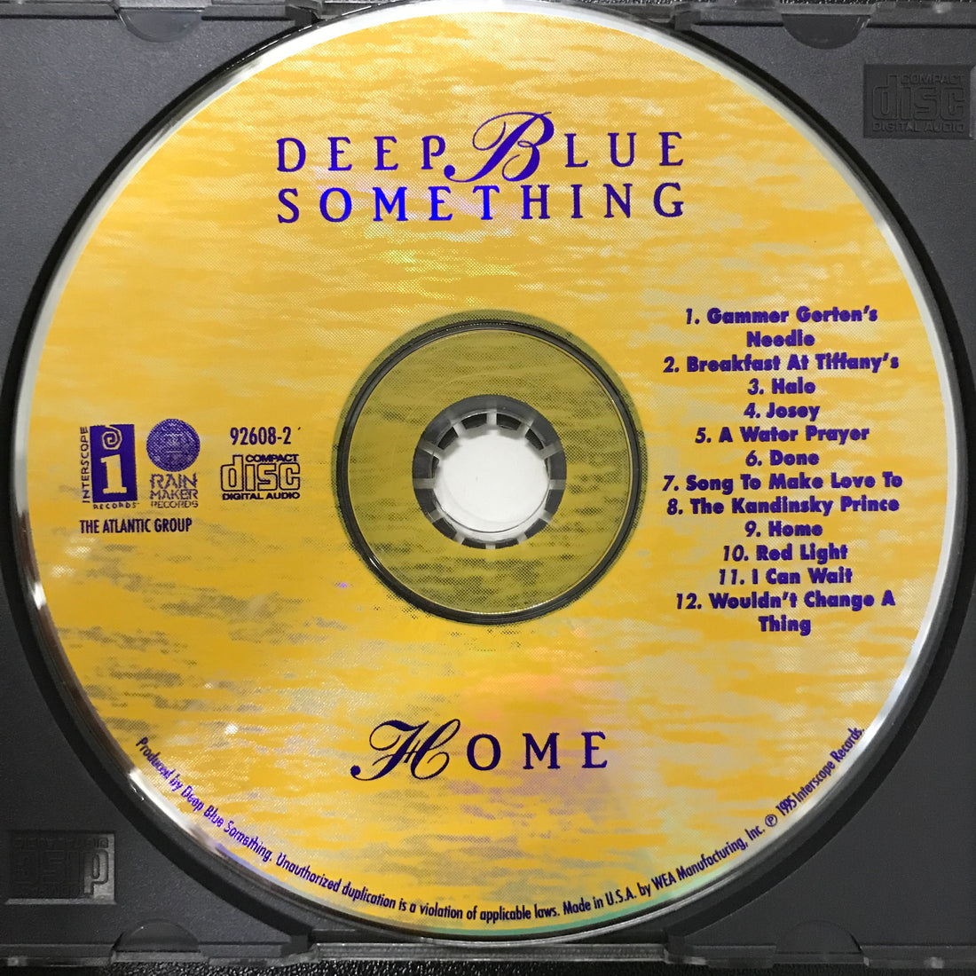 ซีดี Deep Blue Something - Home CD VG+