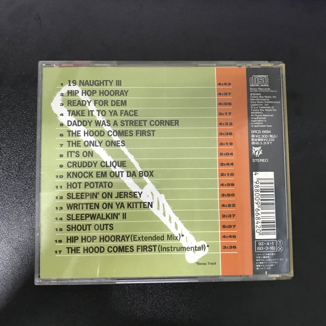 ซีดี Naughty By Nature - 19 Naughty III CD VG+