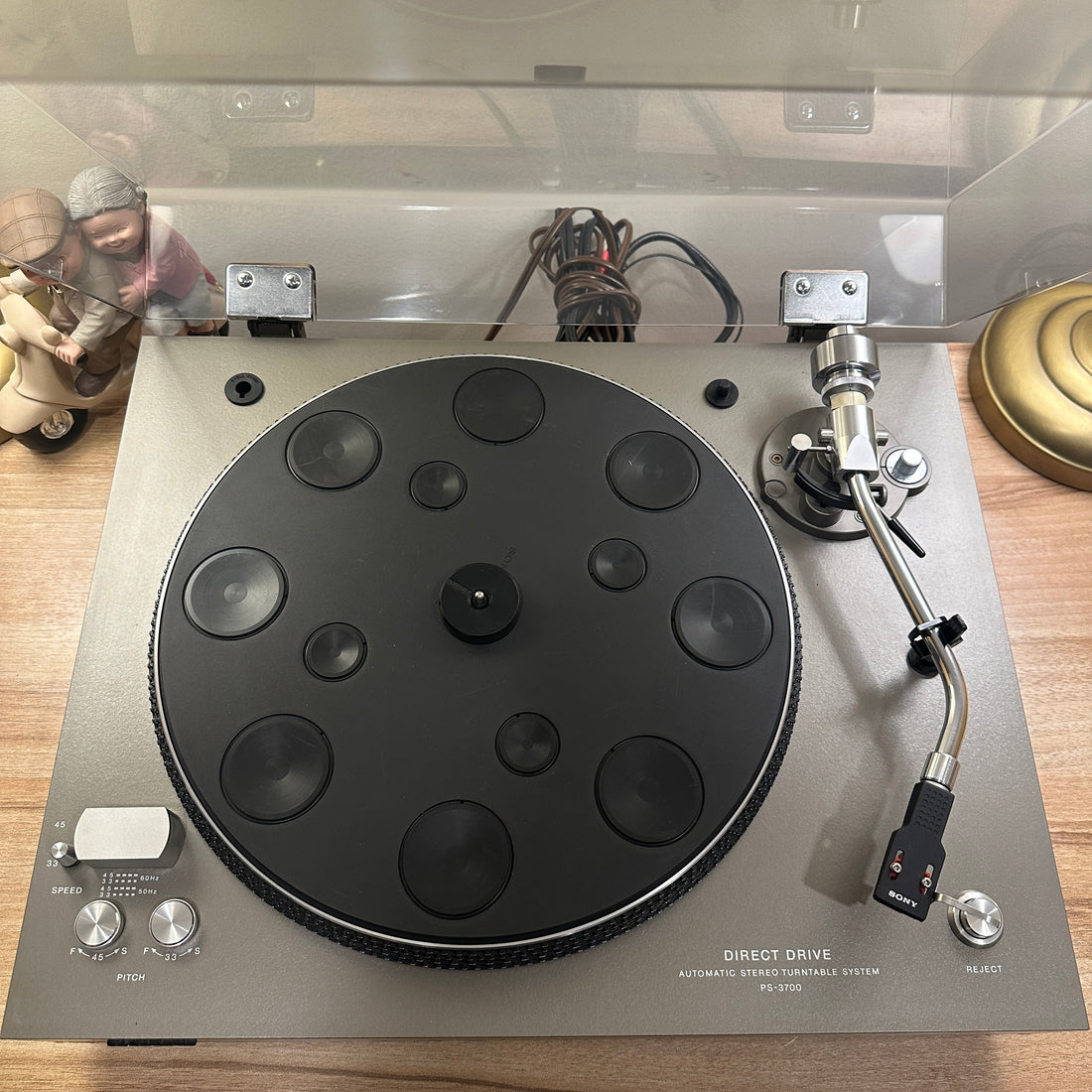 เครื่องเล่นแผ่นเสียง Sony PS-3700 Auto Return Direct Drive Turntable (220V)