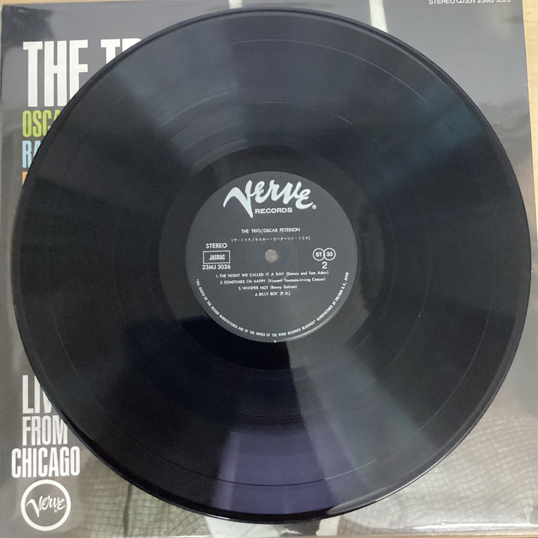 แผ่นเสียง Oscar Peterson - The Trio - Live From Chicago Vinyl VG+