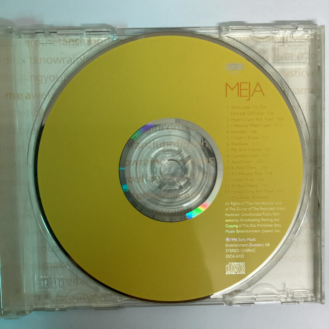 ซีดี Meja - Meja CD VG+