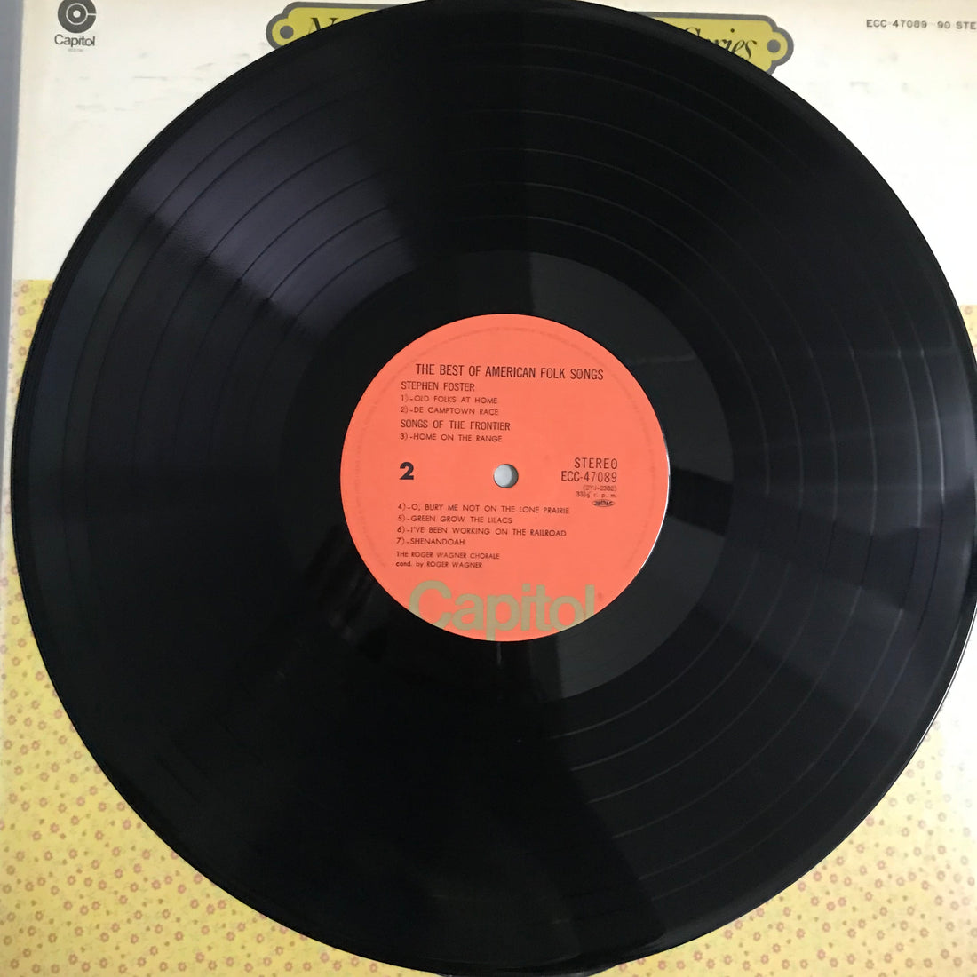 แผ่นเสียง The Roger Wagner Chorale / Roger Wagner - Old Folks At Home: The Best Of American Folk Songs Vinyl VG+ 2LPs
