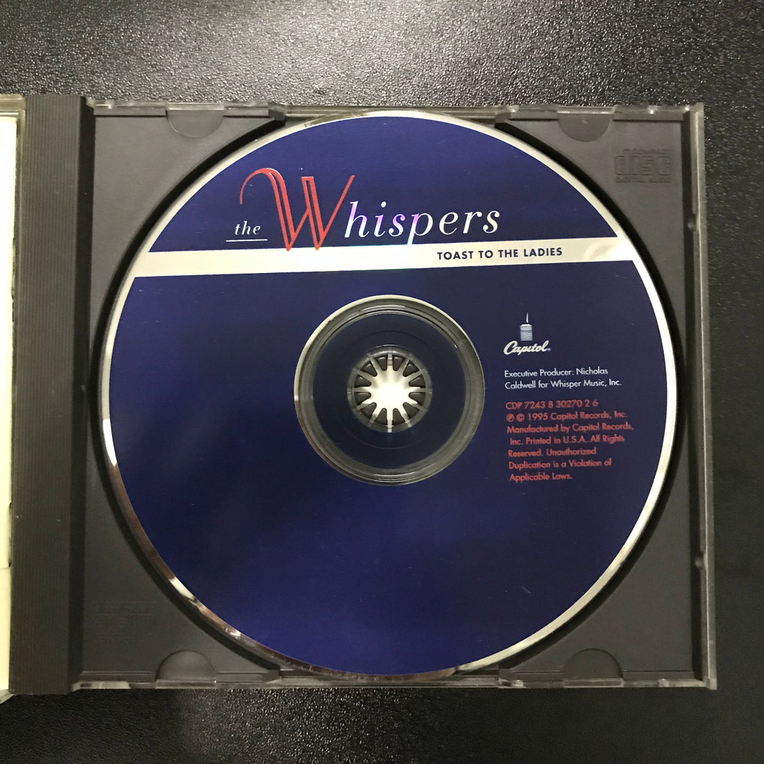 ซีดี The Whispers - Toast To The Ladies CD VG+