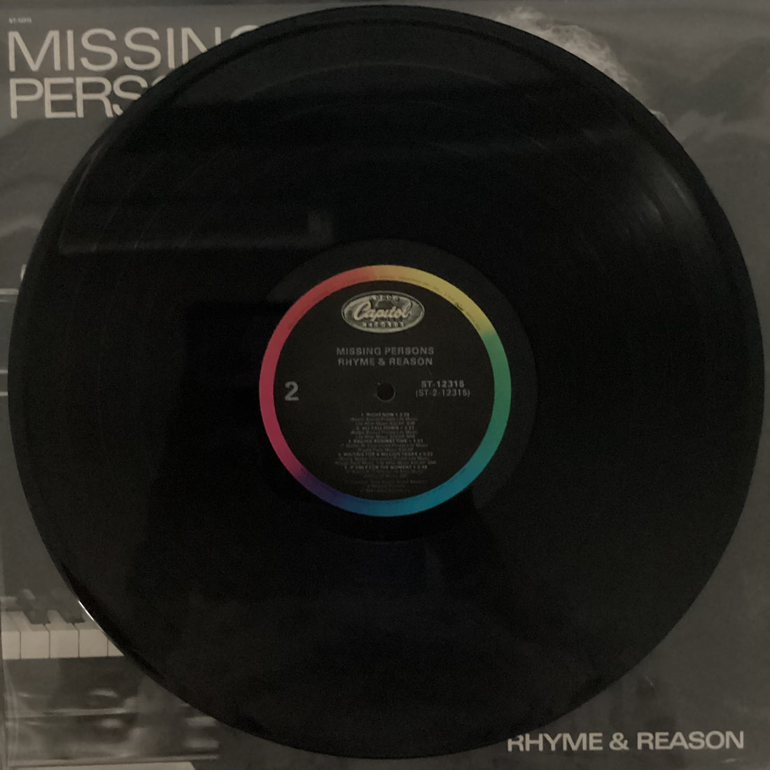 แผ่นเสียง Missing Persons - Rhyme & Reason Ritmo Y Razón Vinyl VG+