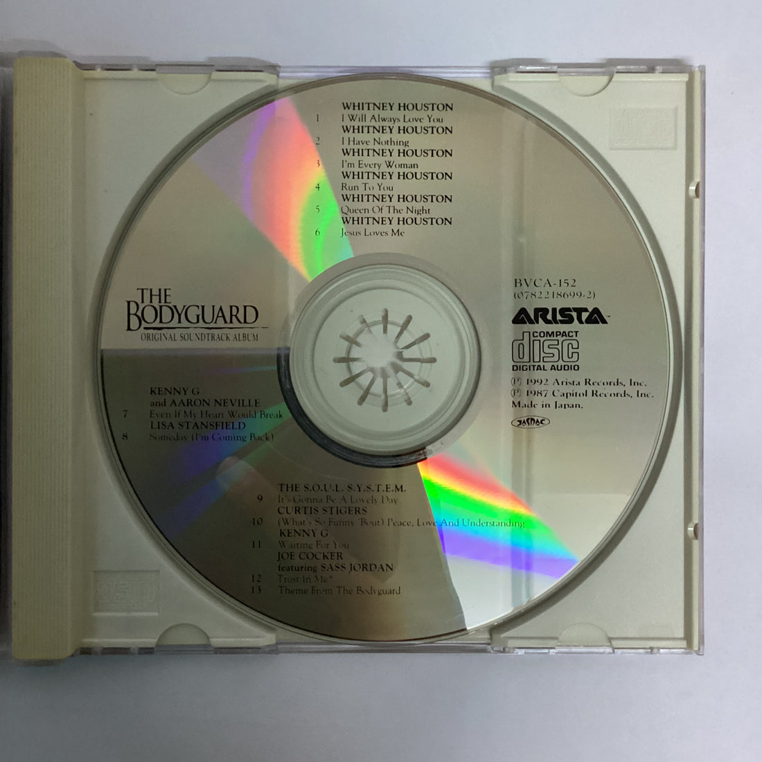 ซีดี Various - The Bodyguard Original Soundtrack Album CD VG+