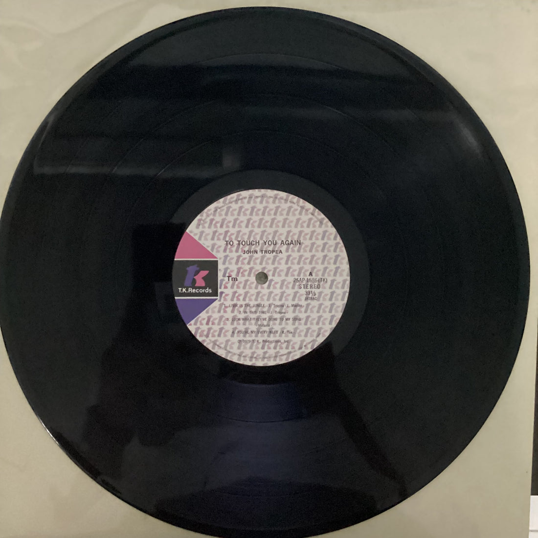 แผ่นเสียง John Tropea - To Touch You Again Vinyl VG+