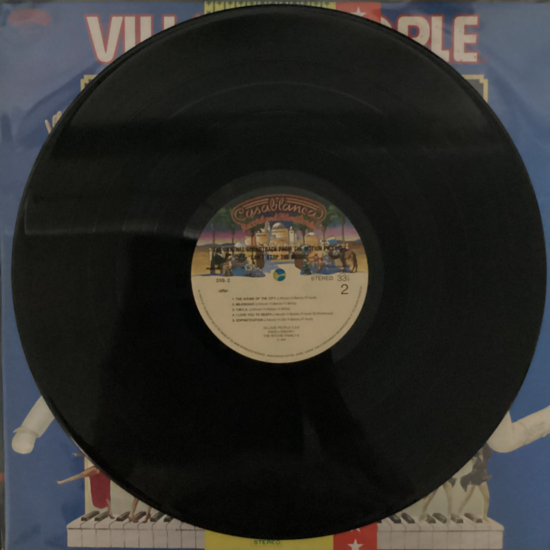 แผ่นเสียง Village People - Can't Stop The Music - The Original Soundtrack Album Vinyl VG+