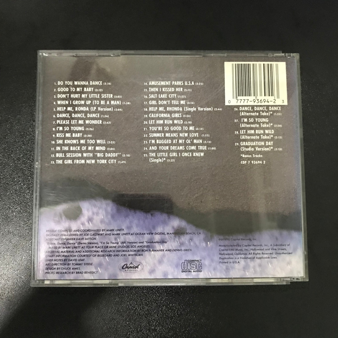 ซีดี The Beach Boys - Today! / Summer Days And Summer Nights!! CD VG+