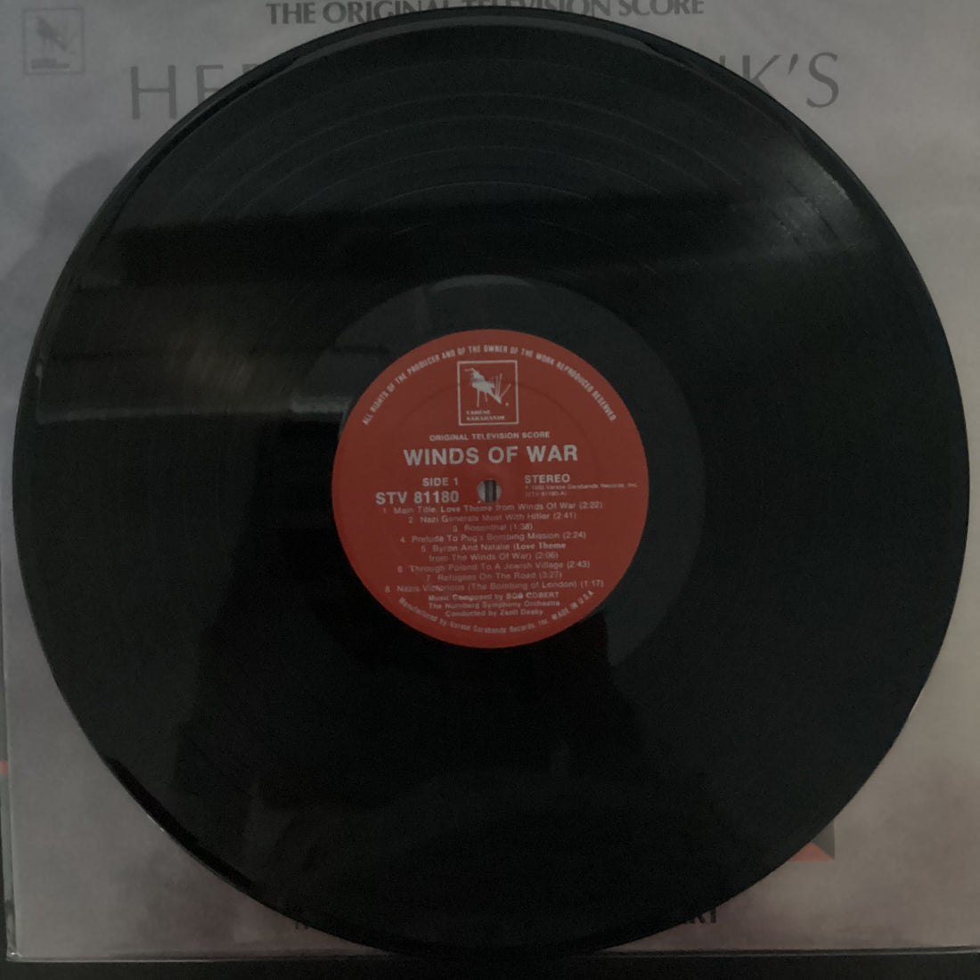 แผ่นเสียง Robert Cobert, Nürnberger Symphoniker, Zsolt Deaky - The Winds Of War The Original Television Score Vinyl VG+