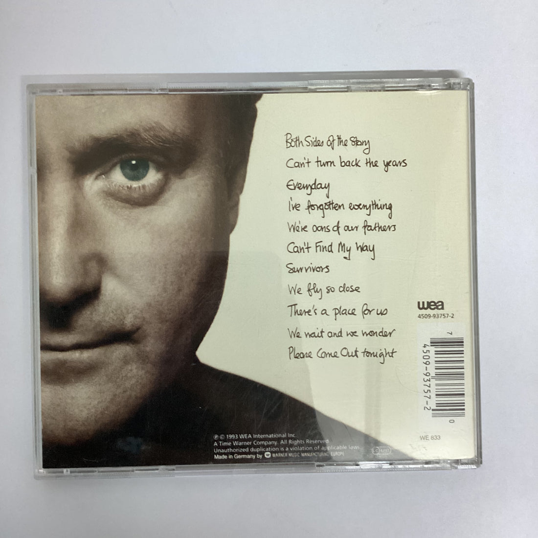 ซีดี Phil Collins - Both Sides CD VG