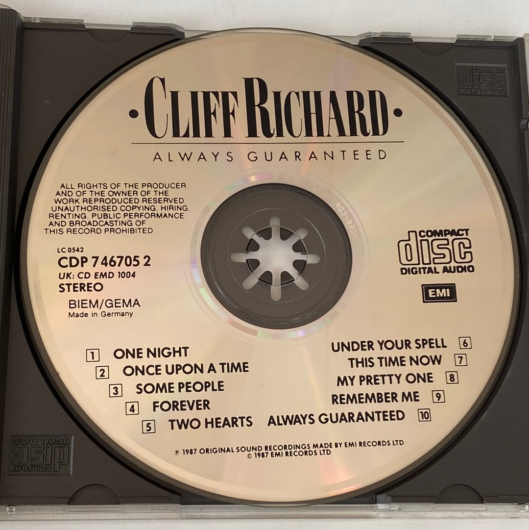 ซีดี Cliff Richard - Always Guaranteed (CD) (VG)