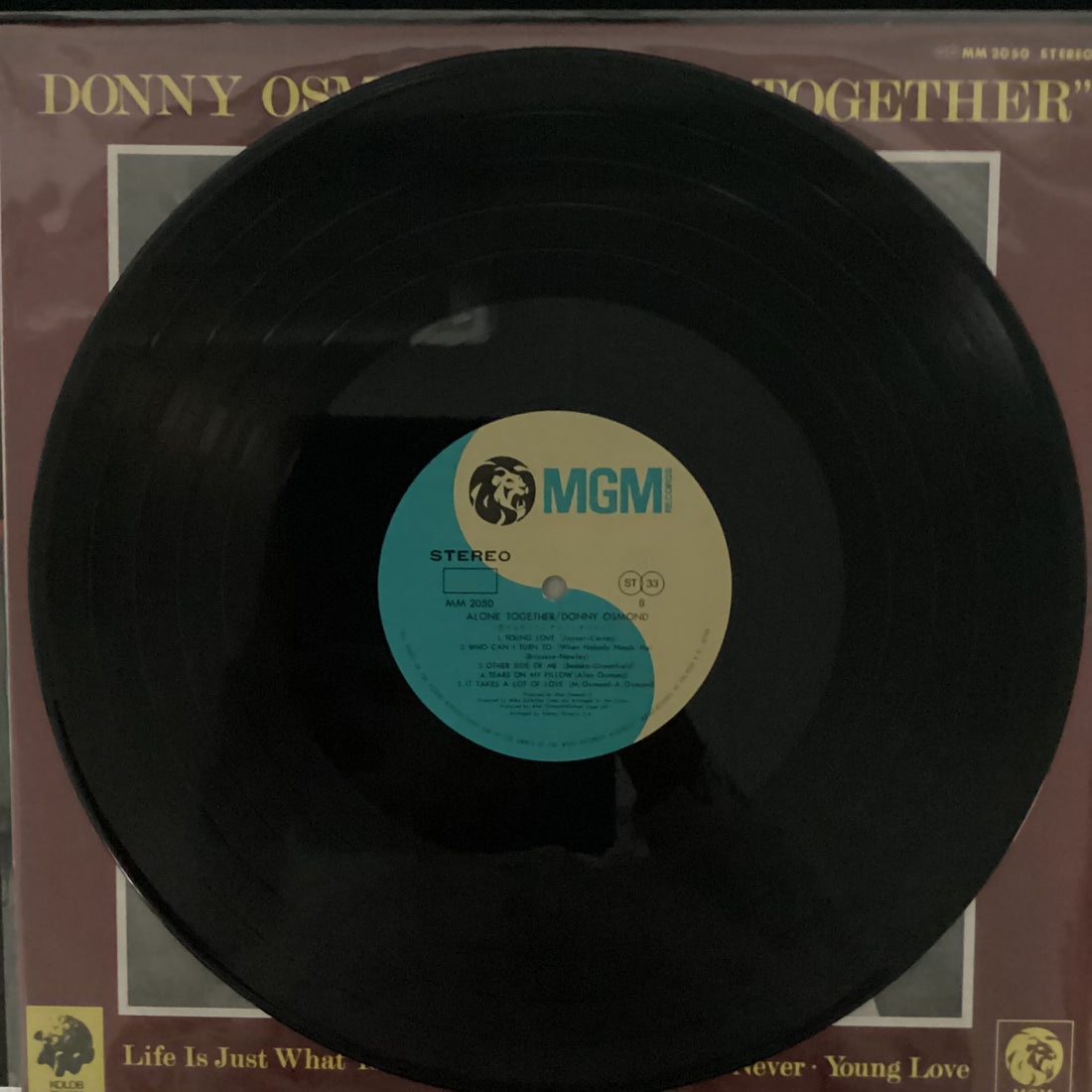 แผ่นเสียง Donny Osmond - Alone Together Vinyl VG+