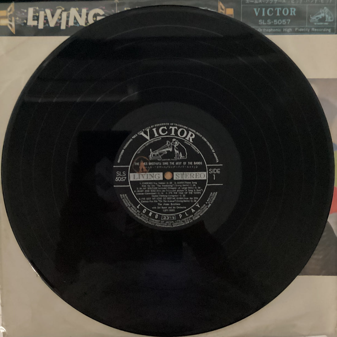 แผ่นเสียง The Ames Brothers - The Ames Brothers Sing The Best Of The Bands Vinyl VG+