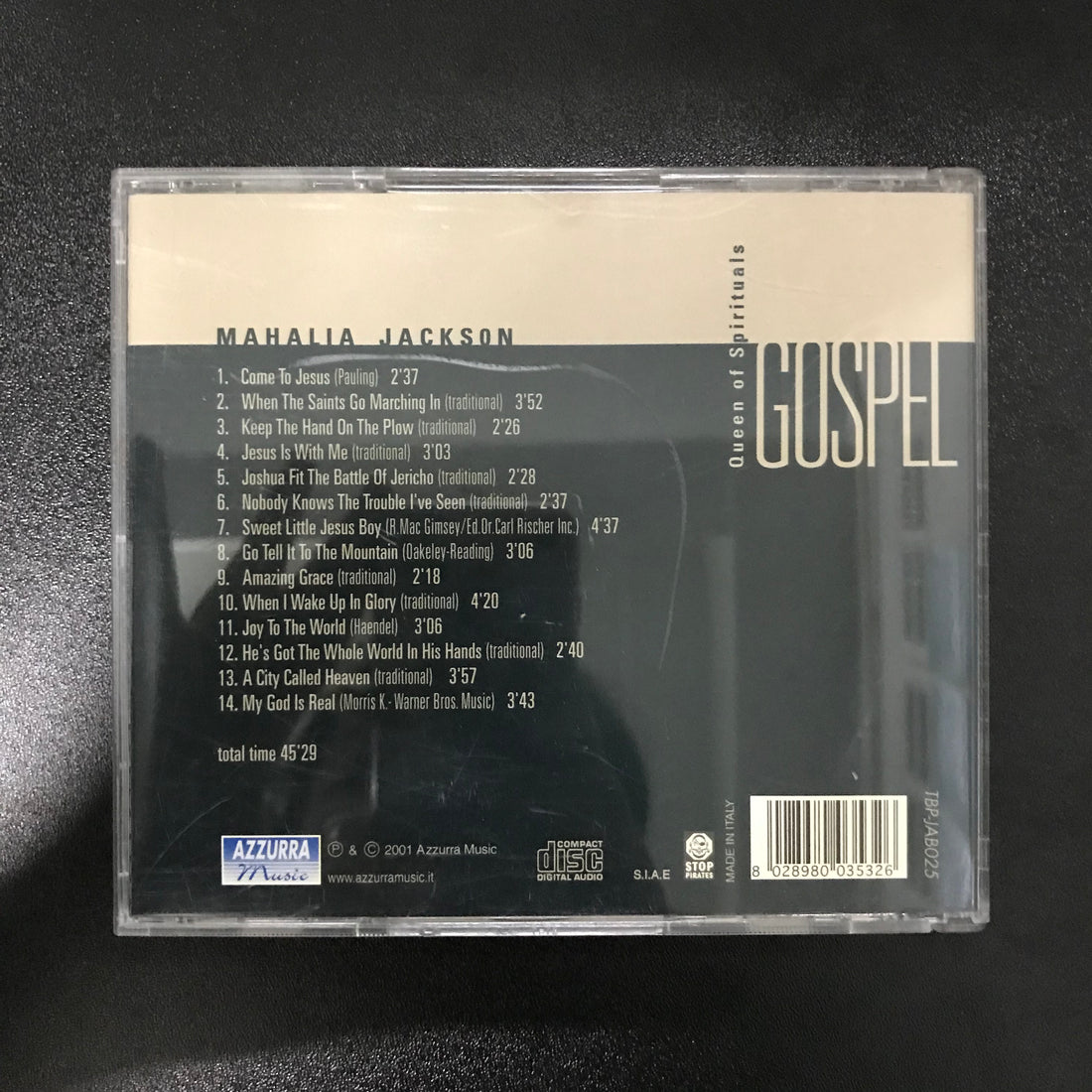 ซีดี Mahalia Jackson - Queen Of Spirituals CD VG+